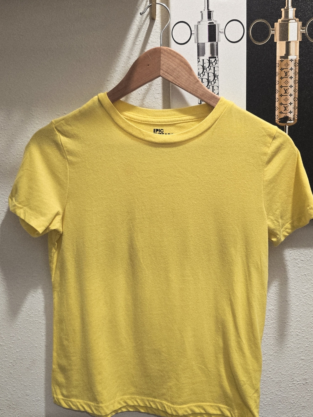 Epic Threads Kids Bright Yellow Short Sleeve Crewneck Tee